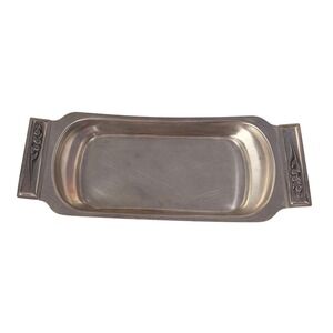 Rogers Insilco 18-8‎ Stainless Steel Serving Tray Japan Textured Handles MCM